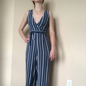 Lulus Montauk Yacht Club Striped Jumpsuit
